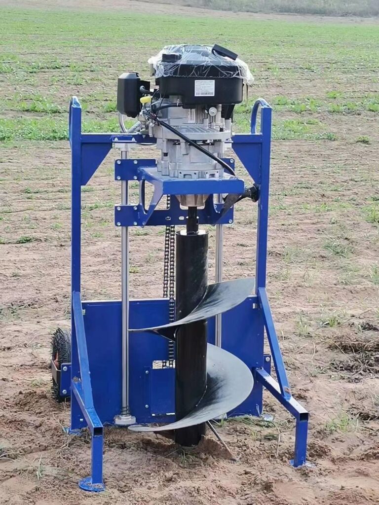Heavy-Duty Wheeled Earth Auger Safety & Maintenance Guide